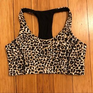 Outdoor Voices Doing Things Bra in Leopard 🐆